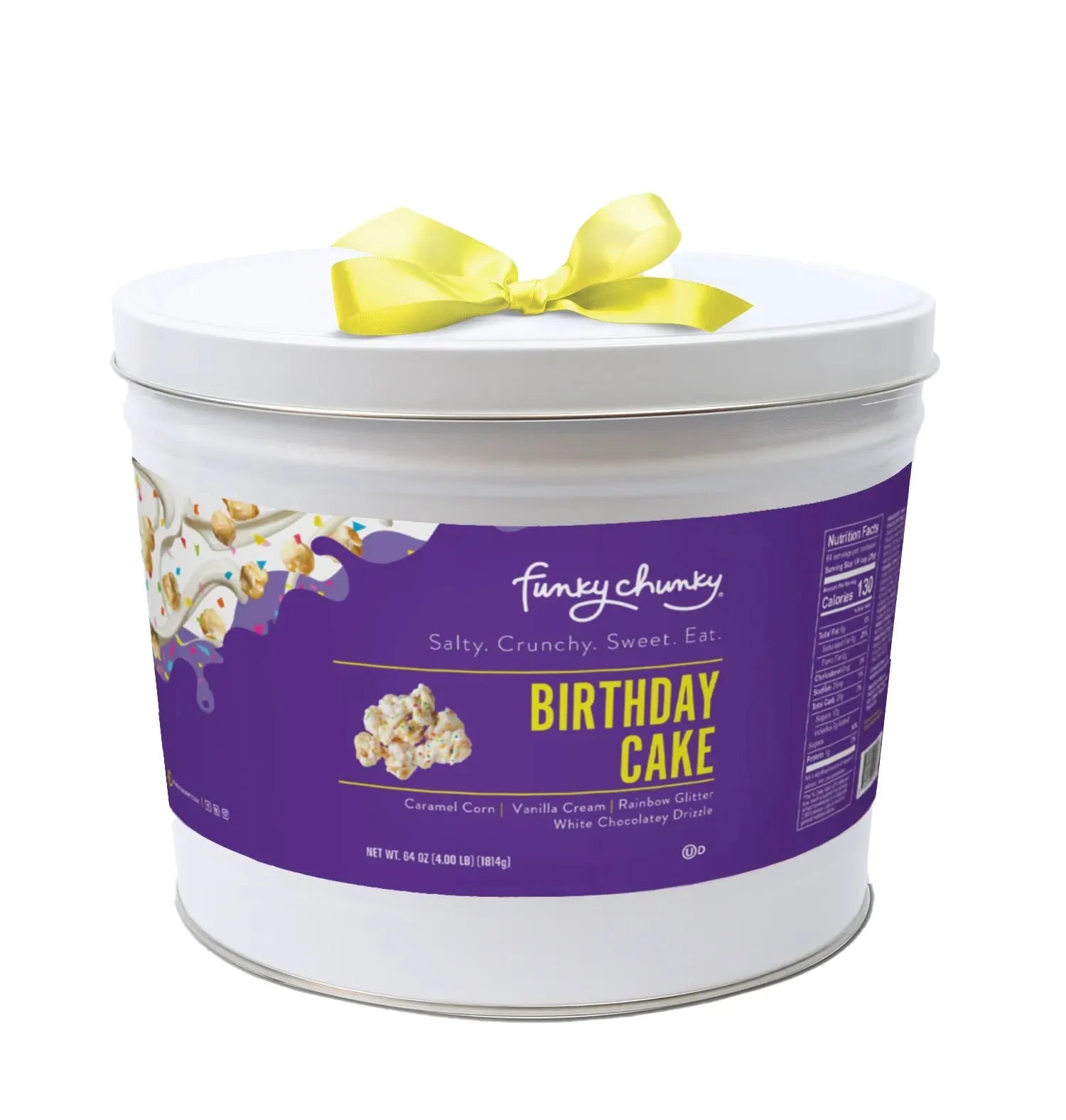 Funky Chunky Birthday Cake: 4LB Gift Tin