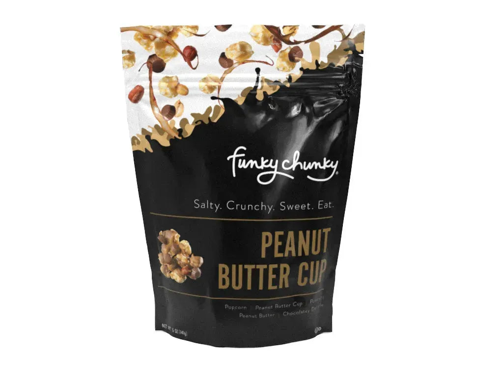 Funky Chunky Peanut Butter Cup Popcorn