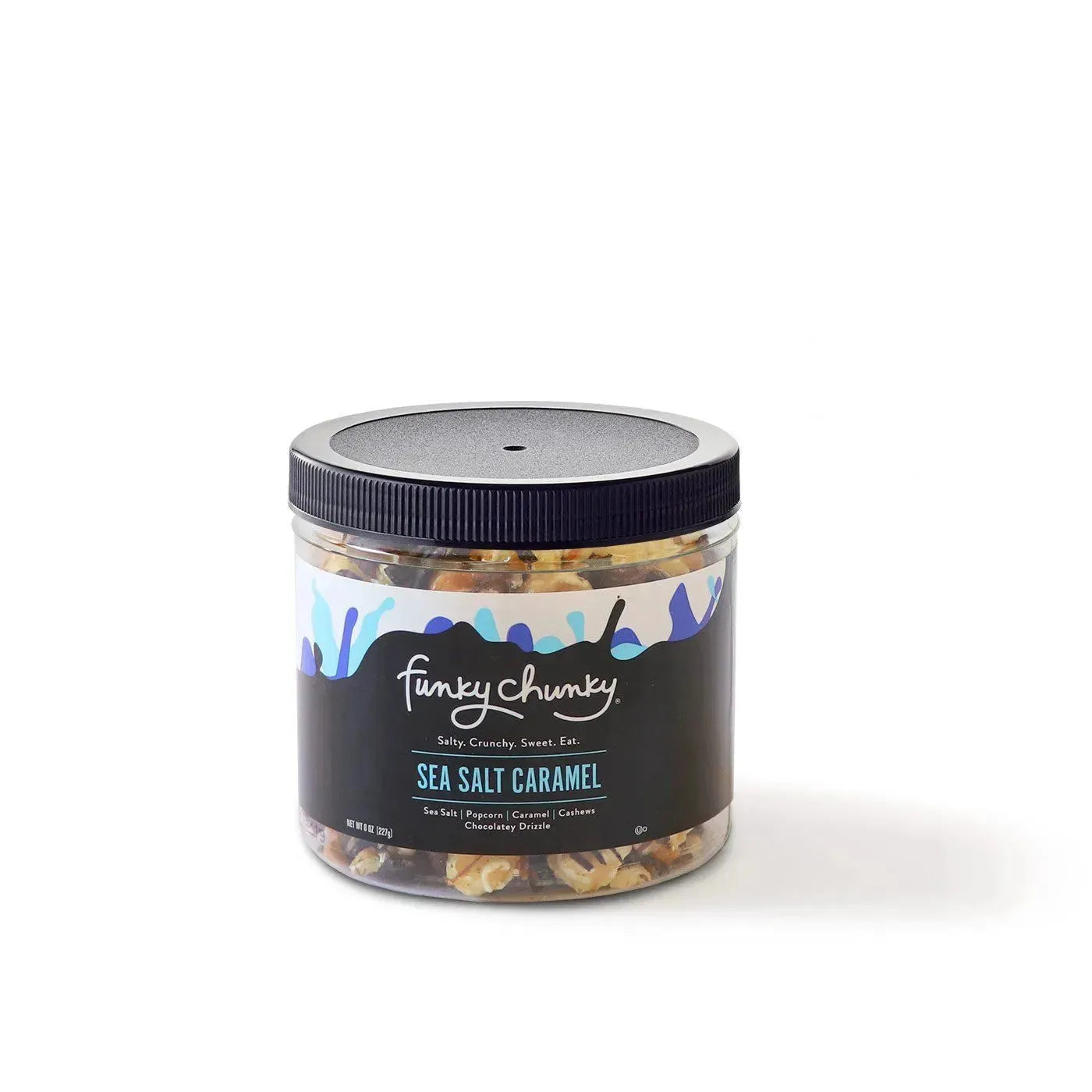 Funky Chunky Sea Salt Caramel: 8-Ounce Mini Canister