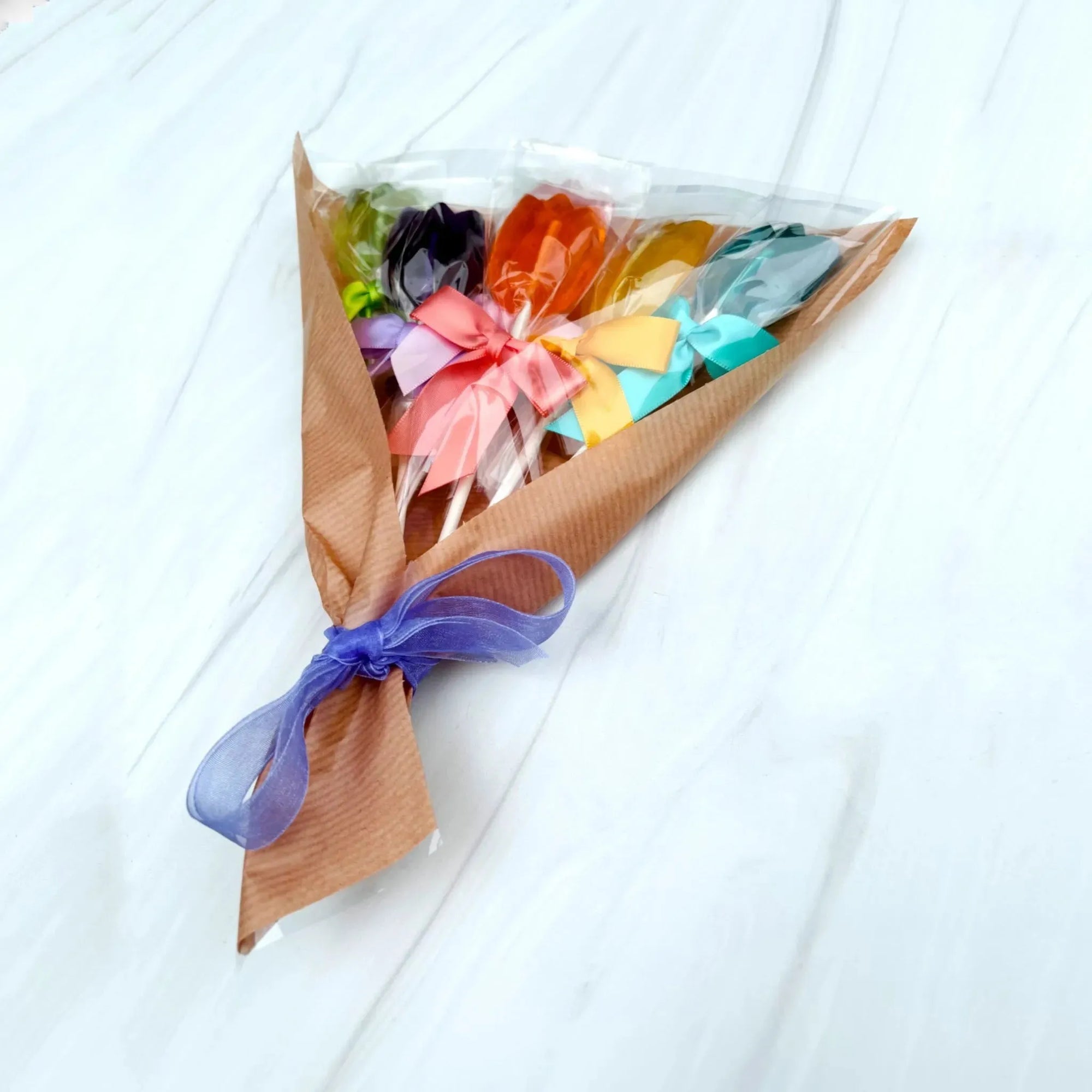 Pure Sugar Candy Tulip Lollipop Bouquet