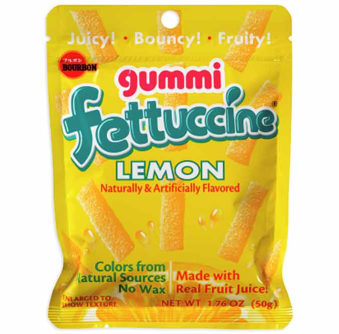 Lemon Gummy Fettuccine: 10 Piece Box