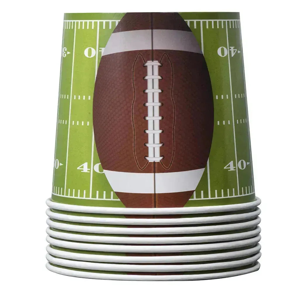 Football Party Supplies Snack Cups 16 Pack 84 Oz