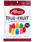 Albanese True to Fruit Gummy Bears Peg Bags: 12-Piece Box