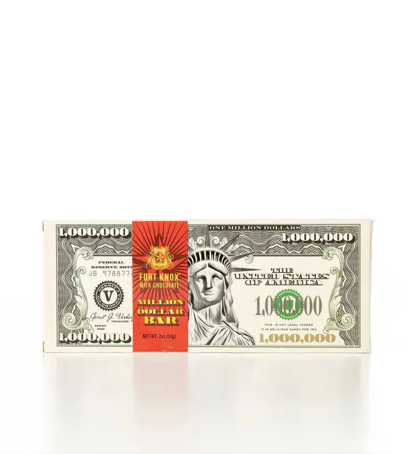 Fort Knox Million Dollar Milk Chocolate Bars: 12-Piece Display