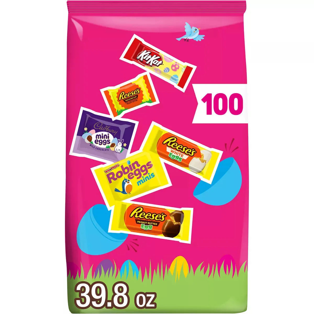 Spring Treats Chocolate Mega Mix: 100-Piece Bag