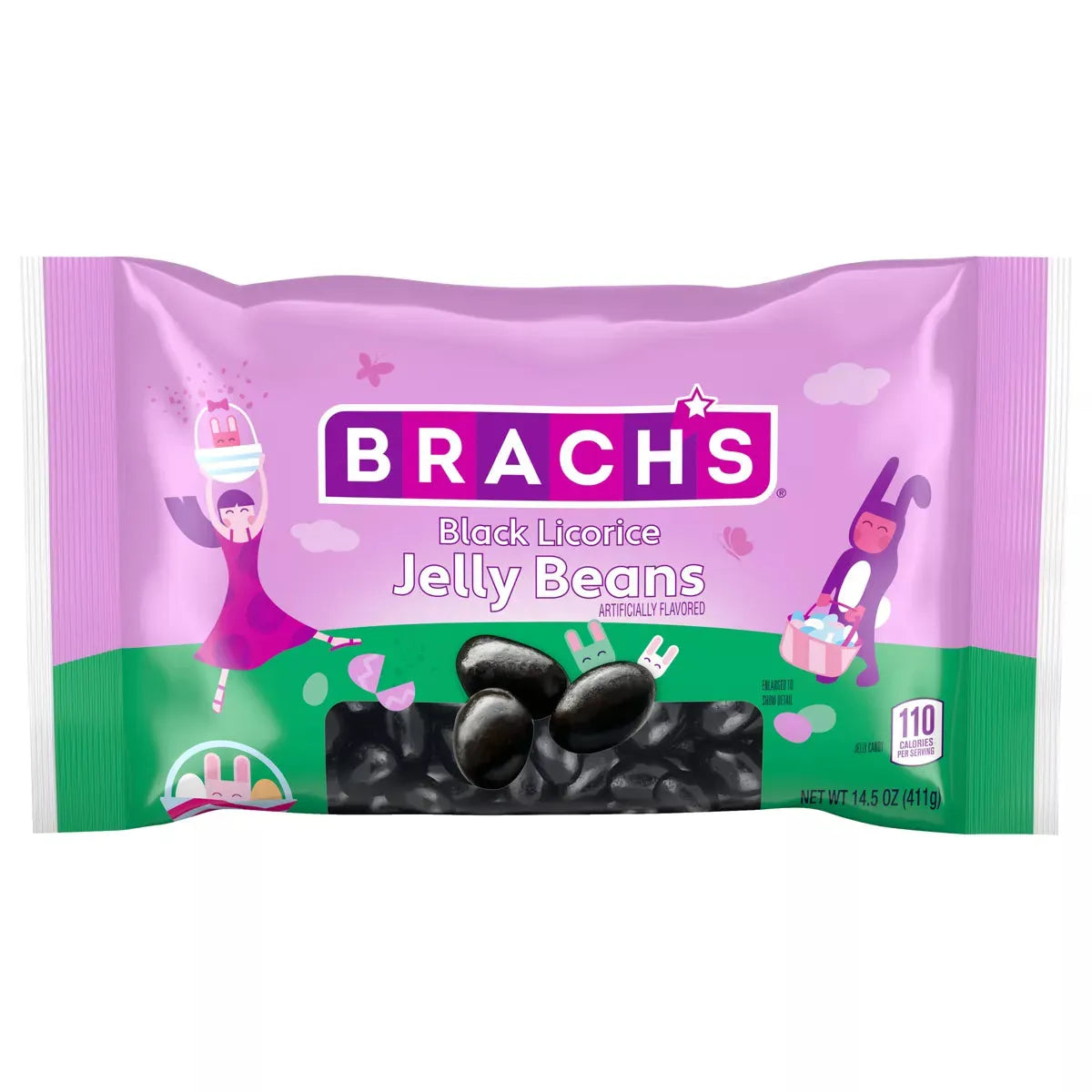 Brach&#39;s Black Licorice Jelly Beans: 14.5-Ounce Bag