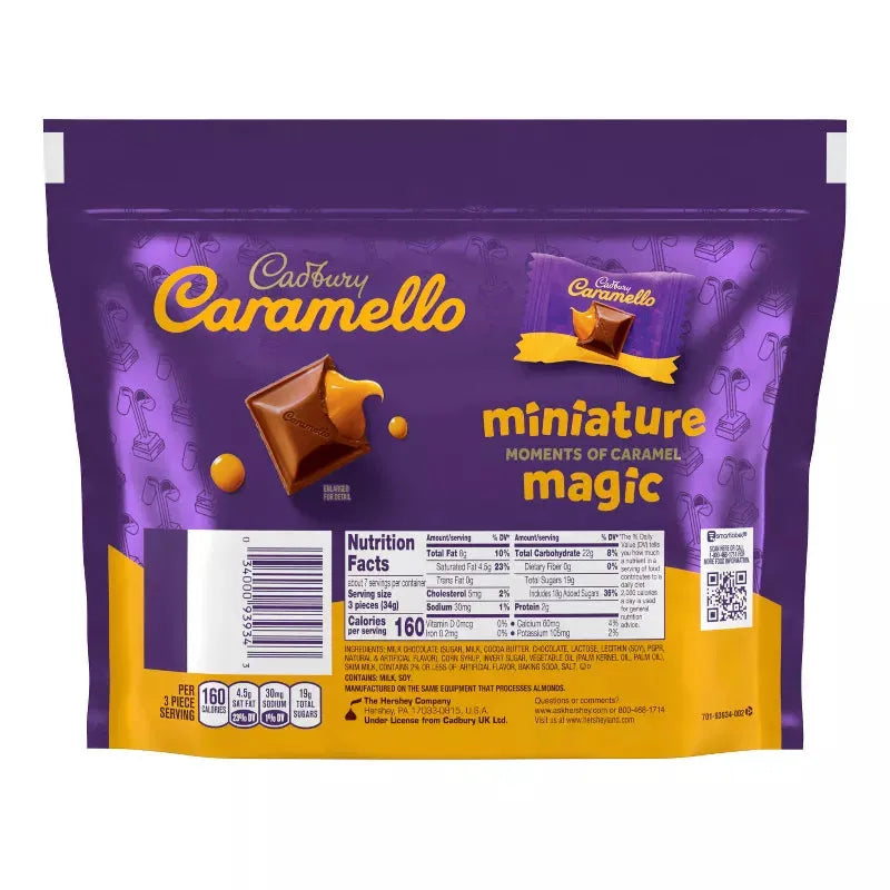 Hershey's Cadbury Caramello Miniatures: 8-Ounce Bag