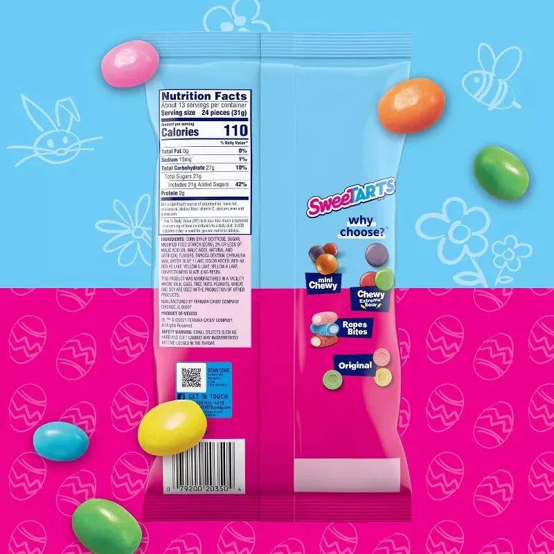 SweeTarts Jelly Beans Candy: 14-Ounce Bag