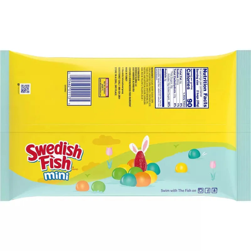 Swedish Fish Eggs Candy Packs: 18-Piece Bag