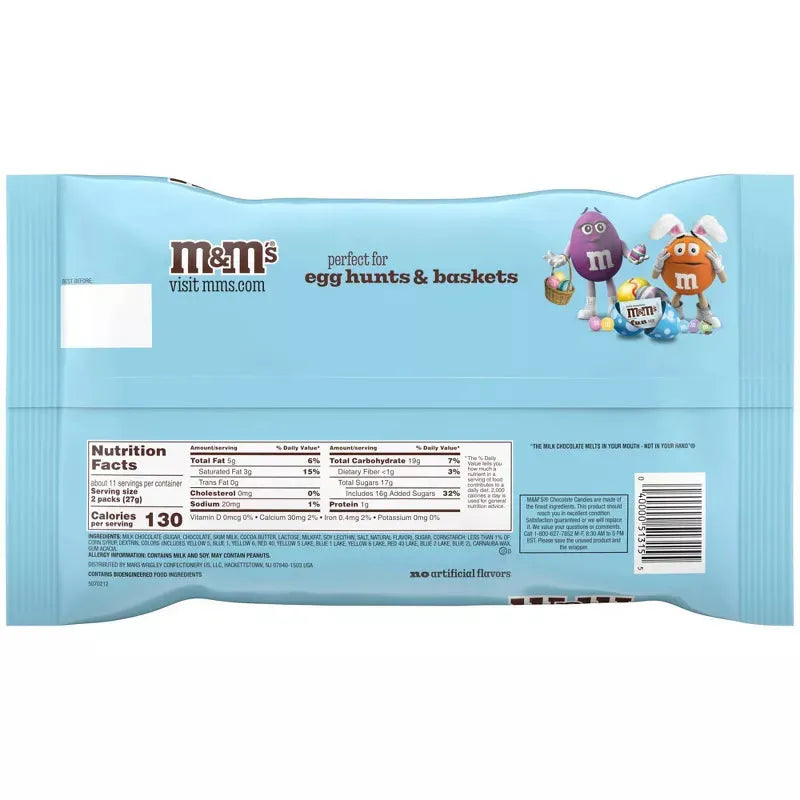 Easter M&M's Candy Fun Size Packs: 20-Piece Bag