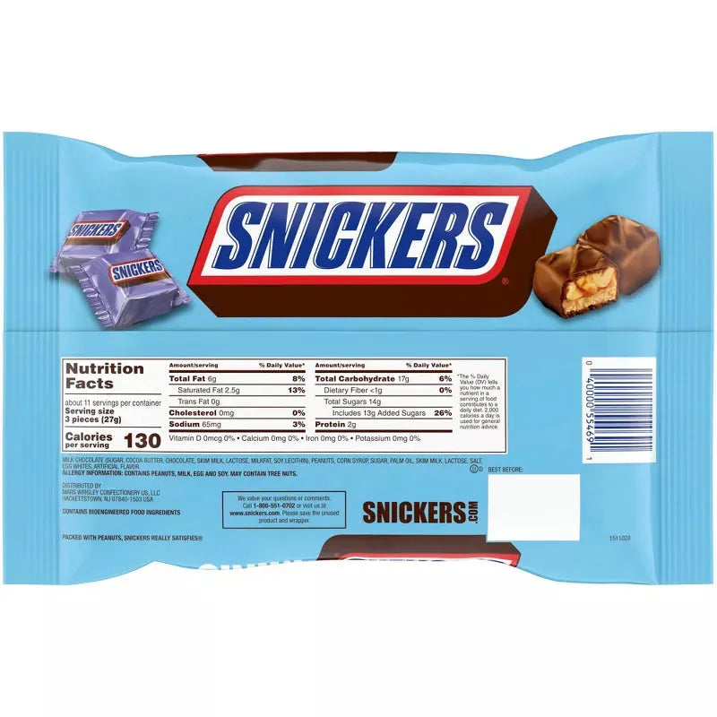 Purple Snickers Minis Candy: 10.48-Ounce Bag