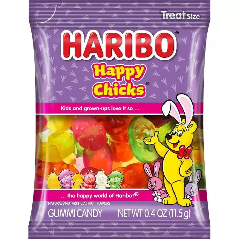 Haribo Easter Spring Mix Gummy Candy Fun Packs: 75-Piece Bag