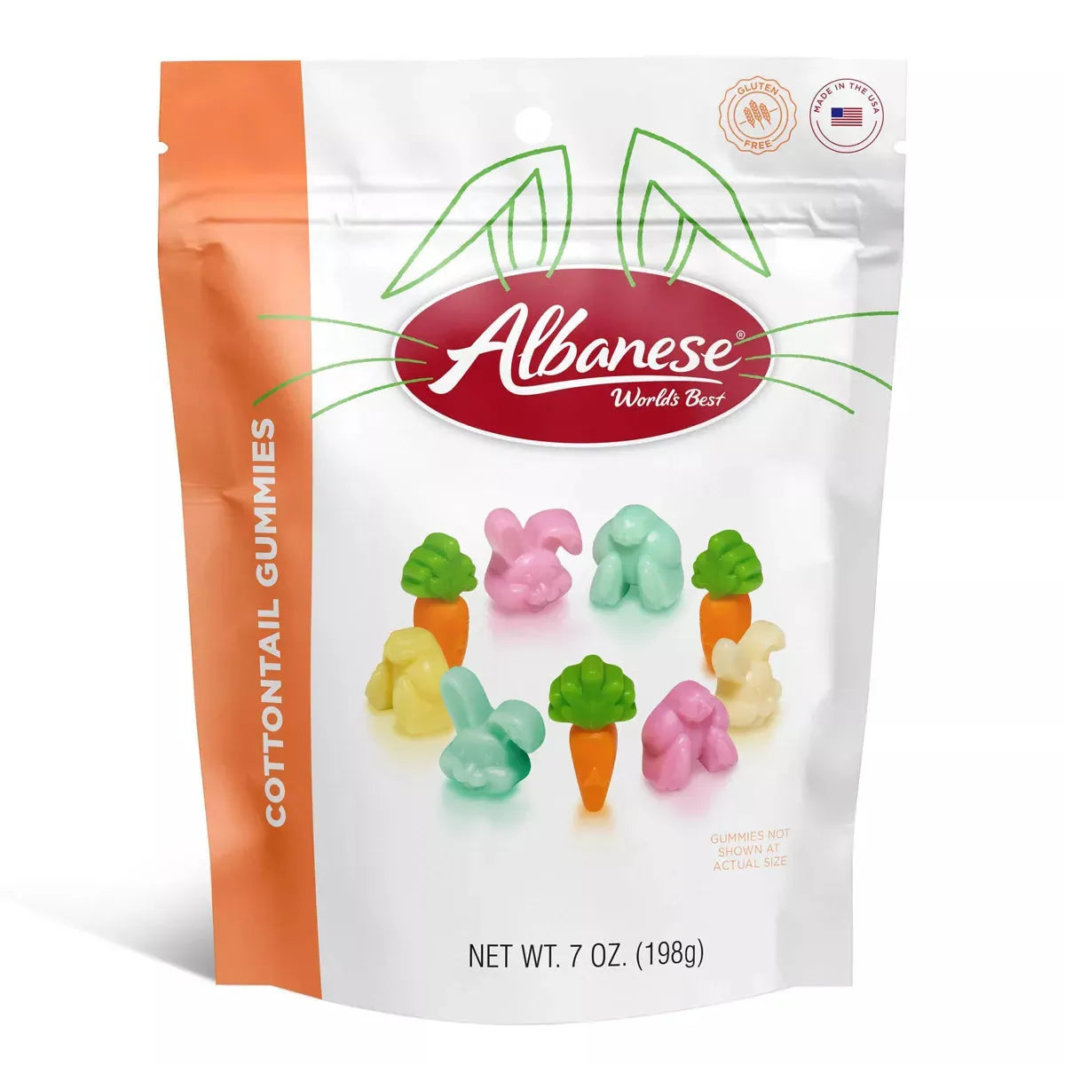 Albanese Easter Cottontail Gummies: 7-Ounce Bag