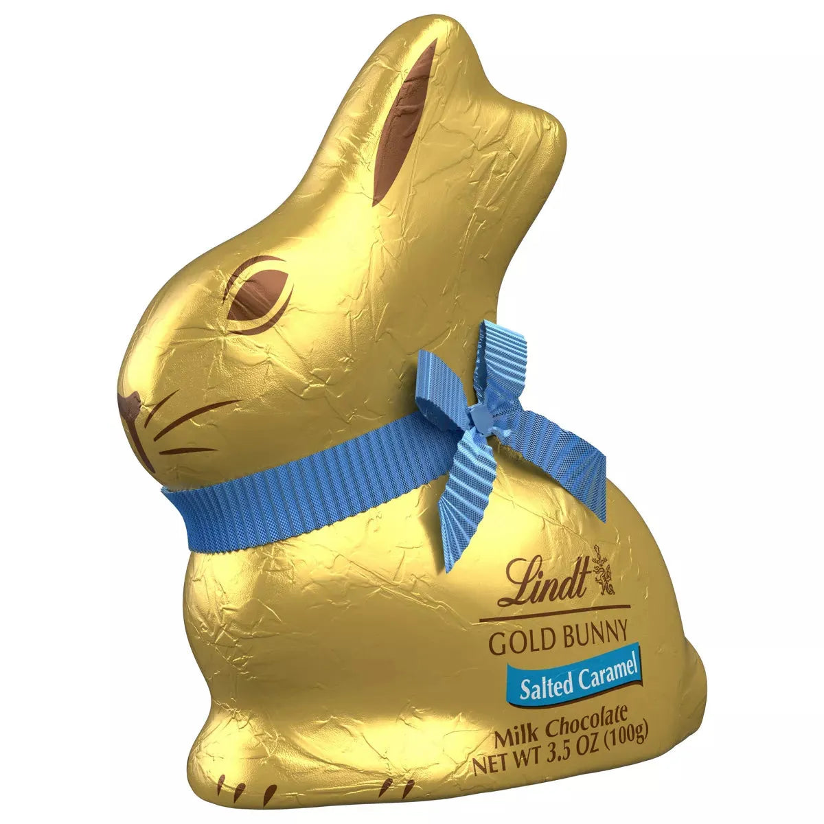 Lindt Gold Foiled 3.5-Ounce Salted Caramel Easter Bunny