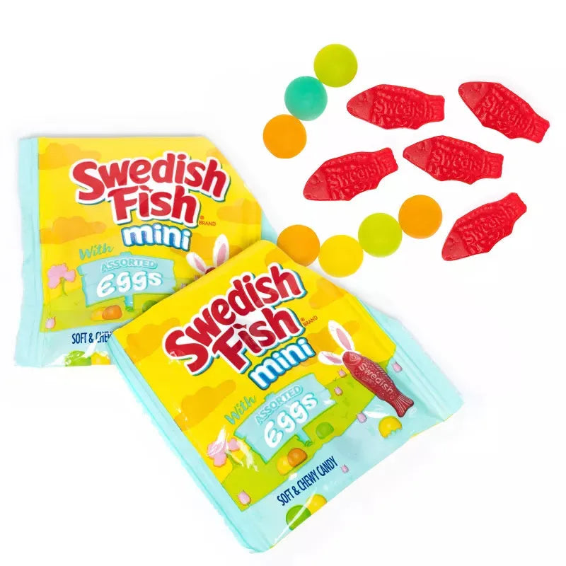 Swedish Fish Eggs Candy Packs: 18-Piece Bag