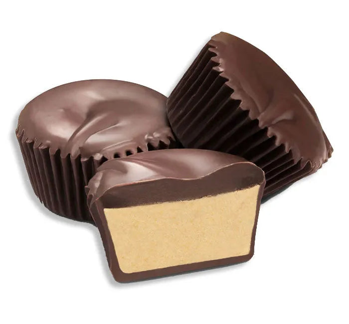 Albanese Giant Dark Chocolate Peanut Butter Cups: 10LB Bag