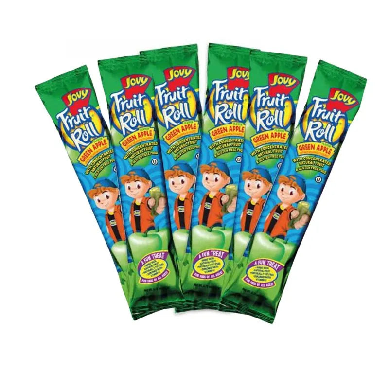 Green Apple Rolls Delight: 48-Pack-Candy Warehouse