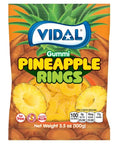 Gummi Pineapple Rings Peg Bags: 14-Piece Case