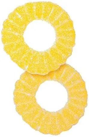 Gummi Pineapple Rings Peg Bags: 14-Piece Case