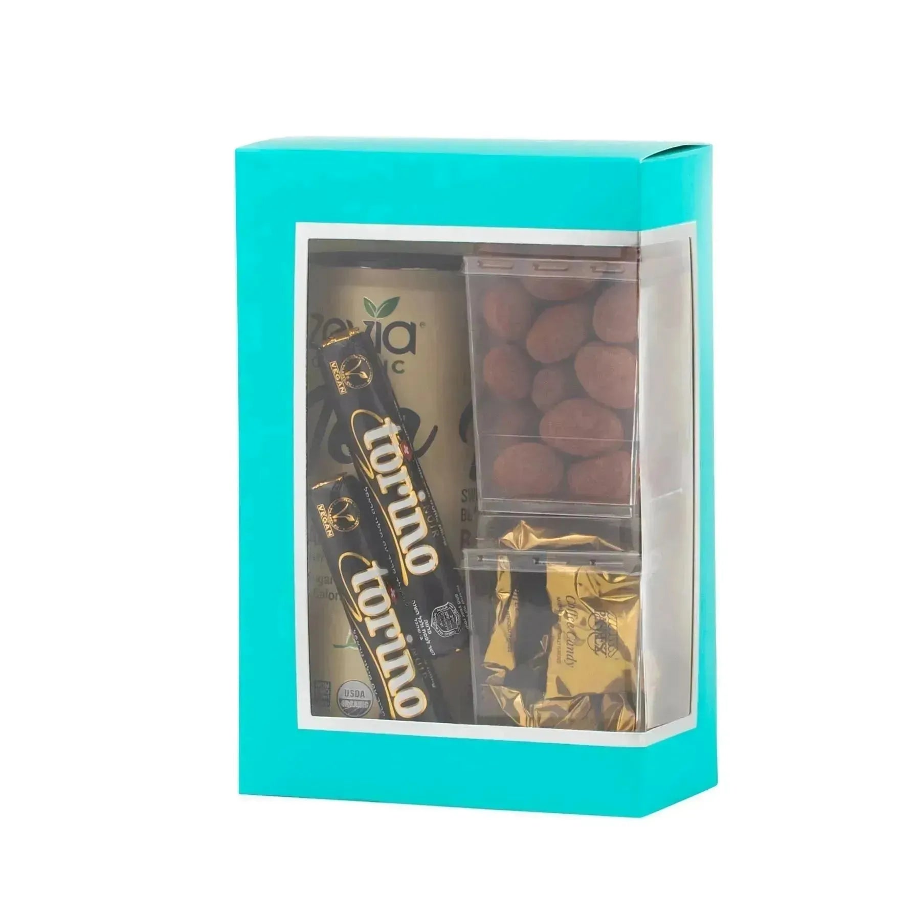 Teal Cookie Boxes 12 Pack of Small 5 x 2.5 x 7.5 inch Bakery Boxes Treat Boxes