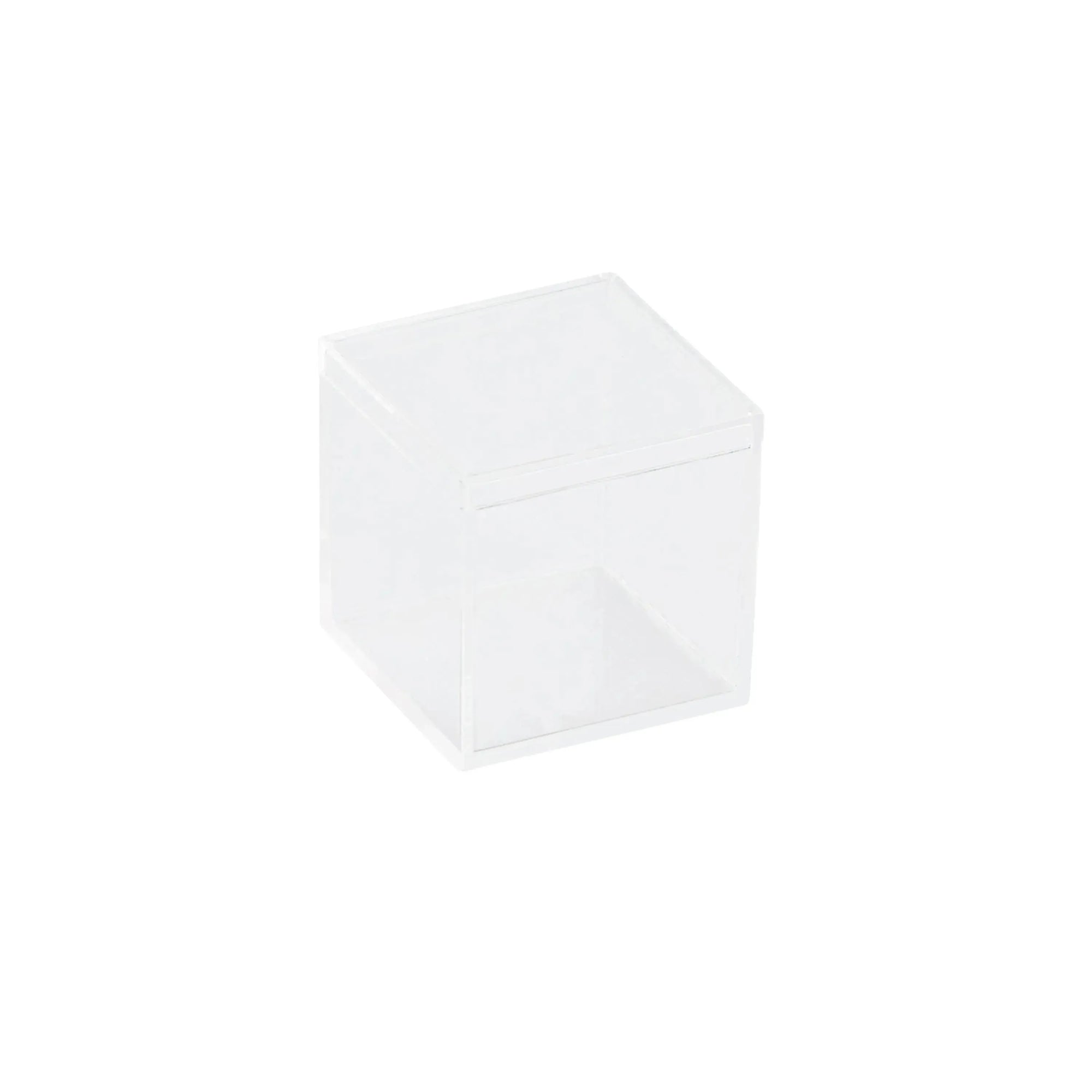 Clear Acrylic Boxes with Lid 1.75x1.75x1.75 Inches pack of 24 Storage Box, Gift Box and Treat Box. Lucite Cube Display Boxes with Lid