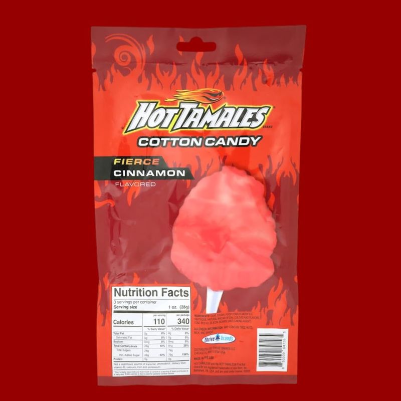 Hot Tamales Cotton Candy Peg Bags: 12-Piece Box