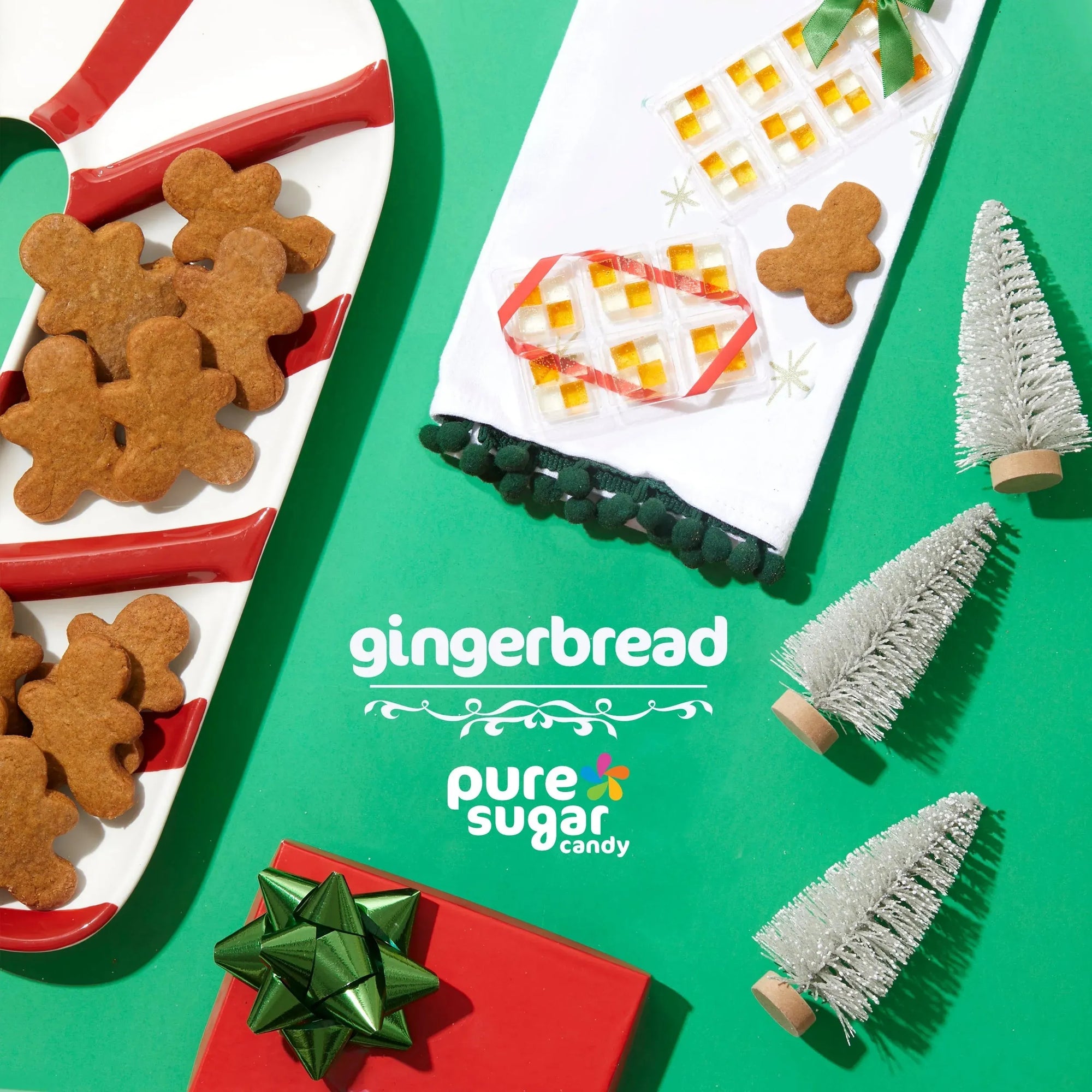 Pure Sugar Candy Gingerbread Candy Cubes