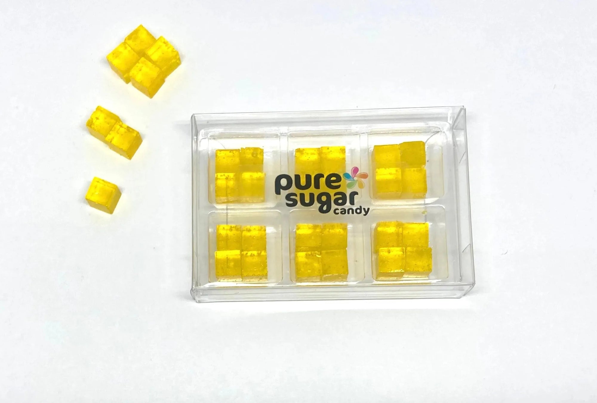 Pure Sugar Candy Lemon Drop Martini Candy Cubes