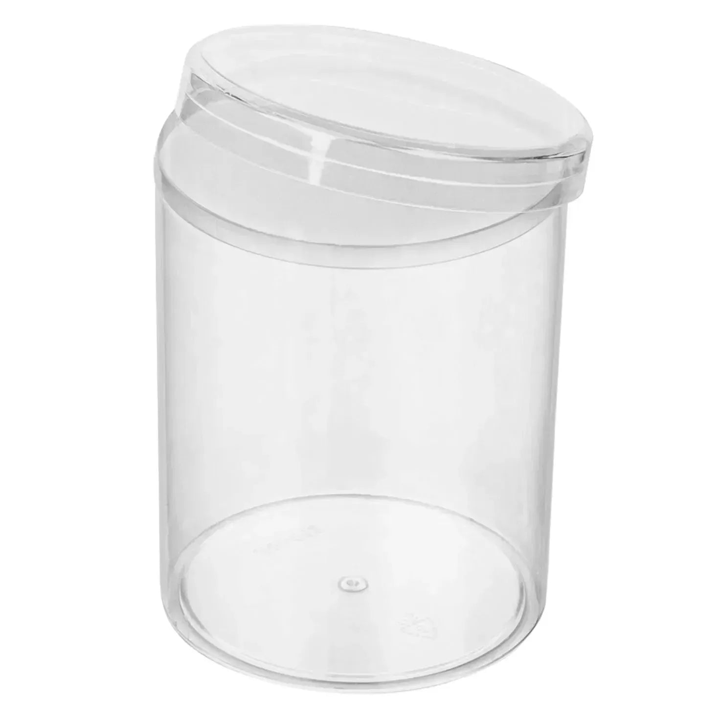 Clear Acrylic Boxes Round 2.75"X3.75" 24 Pack