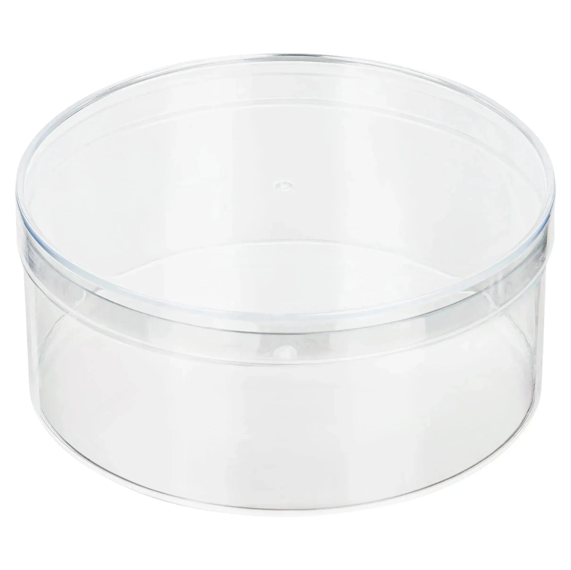 Clear Acrylic Boxes Round 4.75"X2.1" 16 Pack