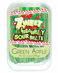 Zweet Insanely Sour Green Apple Belts: 6-Piece Box