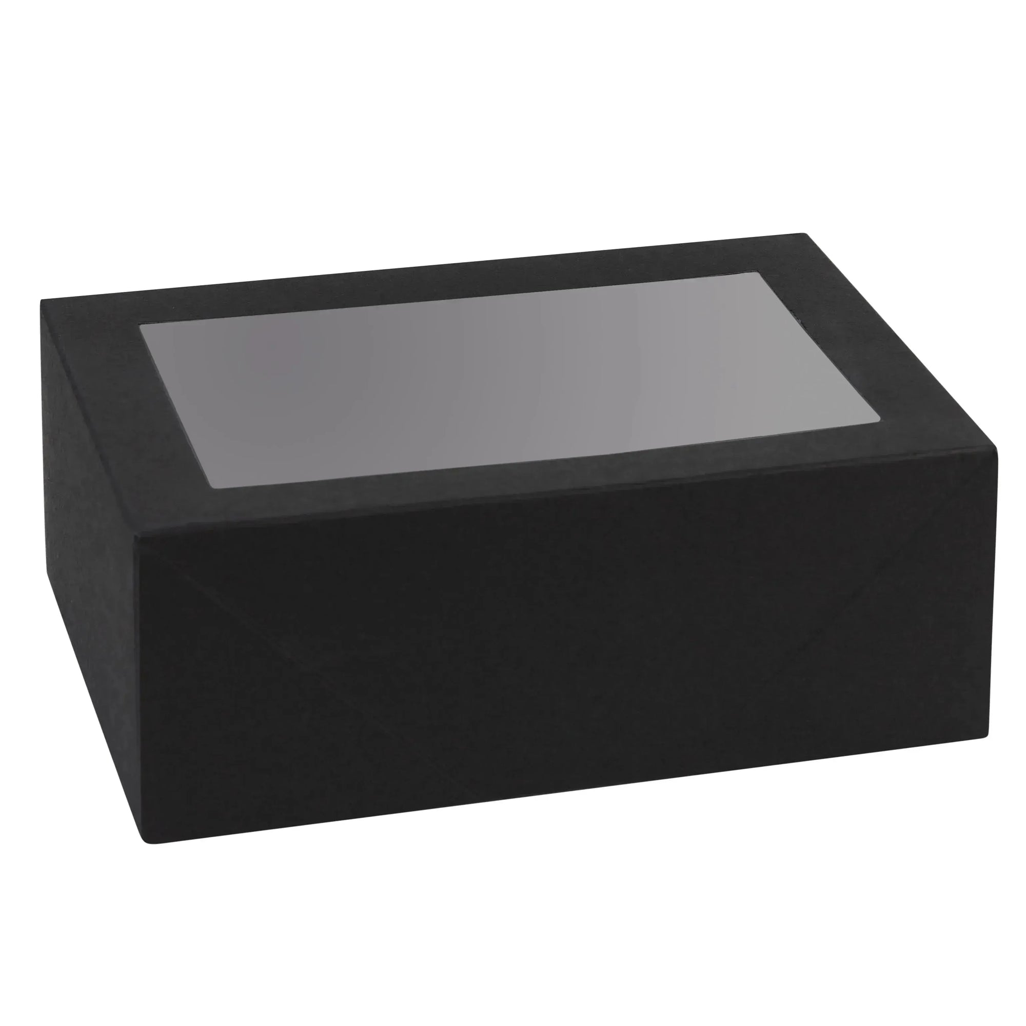 Rectangular Shaped Bakery Boxes Black 7.5X5X3 16 Pack