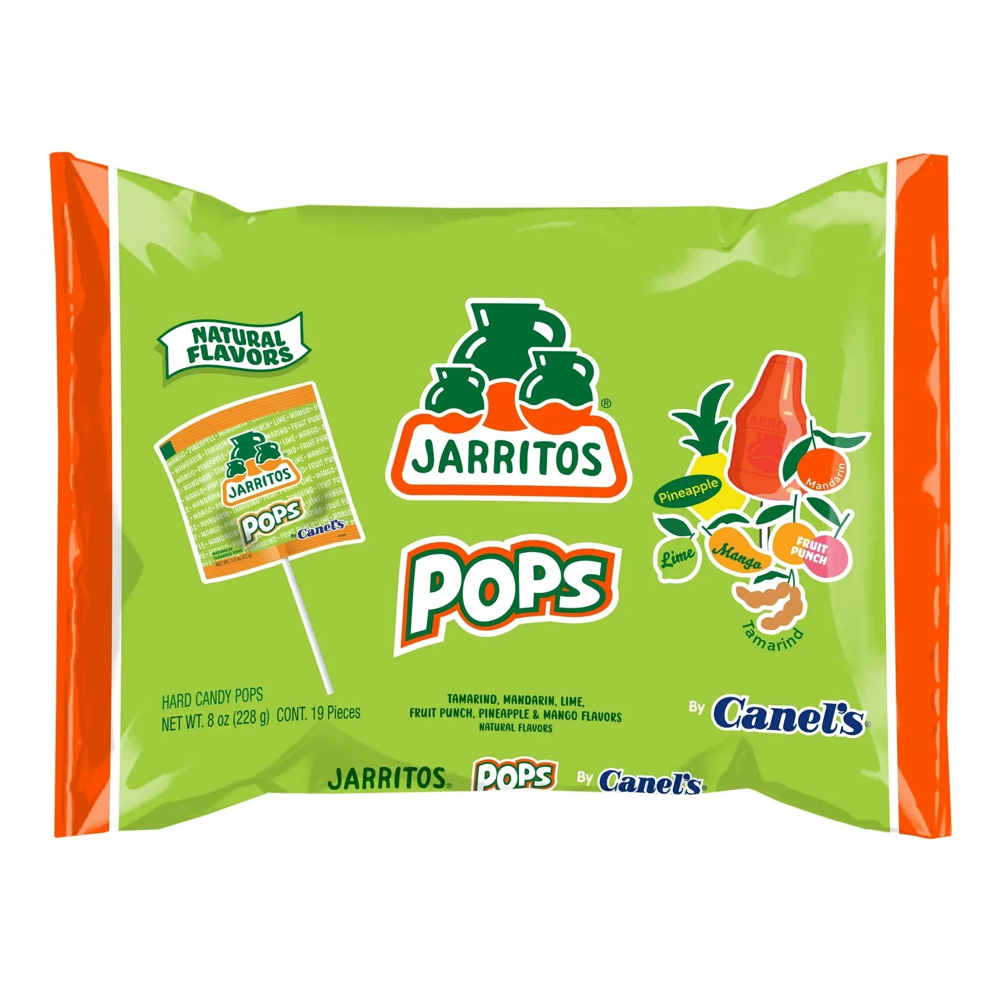 Canel's Jarritos Mix Flavors Lollipops: 19-Piece Bag