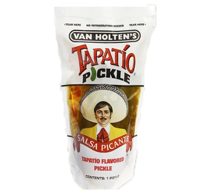 Van Holten's Tapatio Salsa Picante Pickle in A Pouch: 12-Piece Box