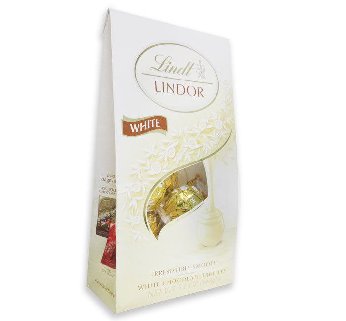 Lindt White Chocolate Lindor Truffles: 6-Piece Case