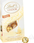 Lindt White Chocolate Lindor Truffles: 6-Piece Case