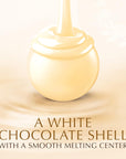 Lindt White Chocolate Lindor Truffles: 6-Piece Case