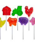 Melville Barnyard Animal Lollipops: 24-Piece Display