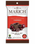 Milk Chocolate Bing Cherries Peg Bag: 12-Piece Case