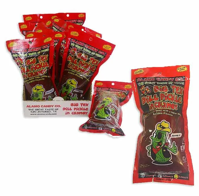 Alamo Candy Chamoy Pickles: 12-Piece Box