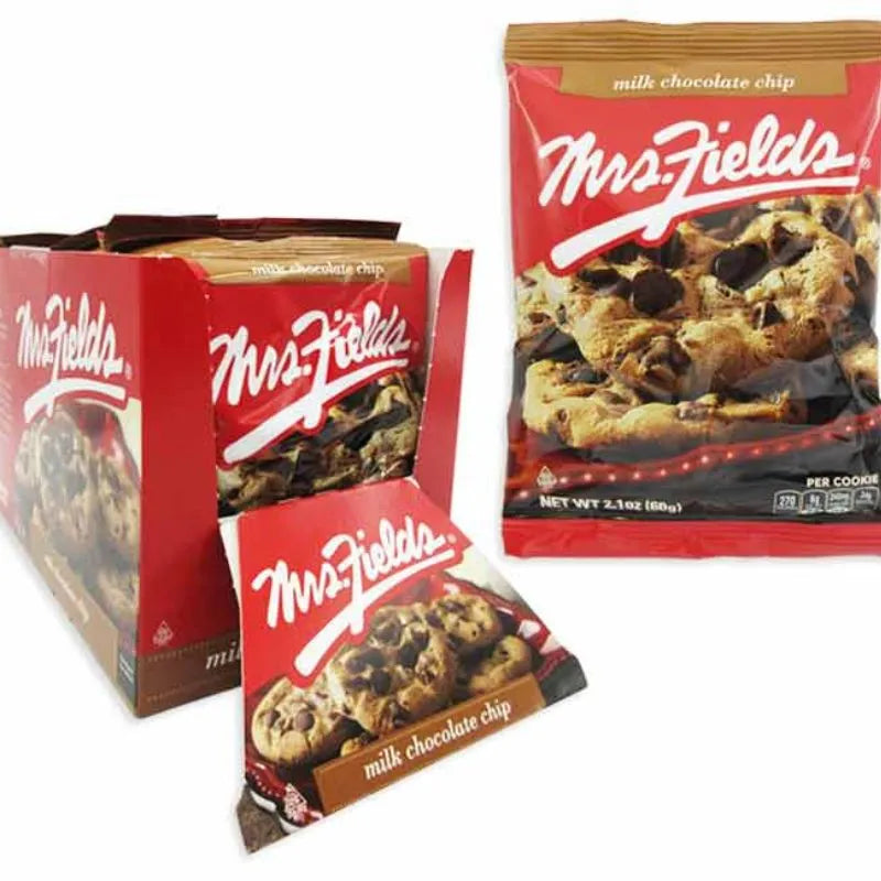 Mrs. Fields Milk Chocolate Chip Cookies: 12-Piece Box