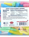 Zweet Neon Sour Gummy Worms: 6-Piece Box