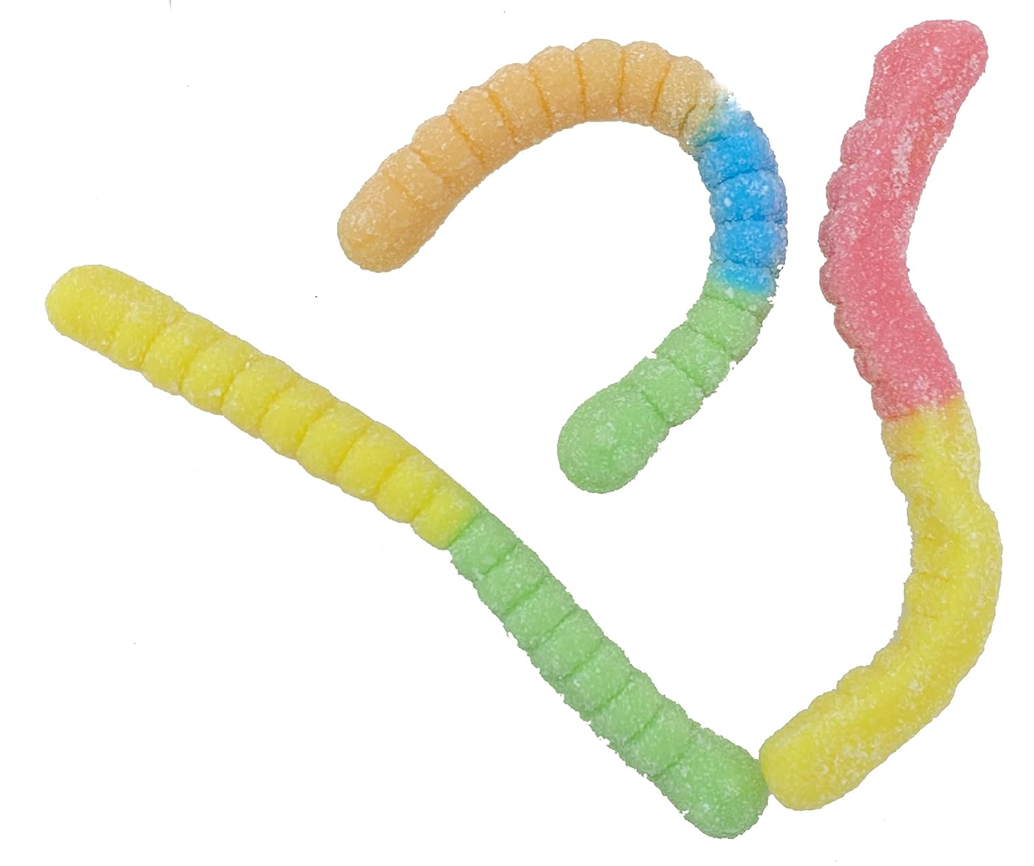 Zweet Neon Sour Gummy Worms: 6-Piece Box