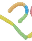 Zweet Neon Sour Gummy Worms: 6-Piece Box