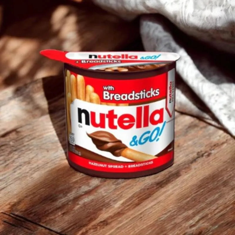 Nutella and Go Hazelnut Spread with Breadsticks: 24-Piece Case