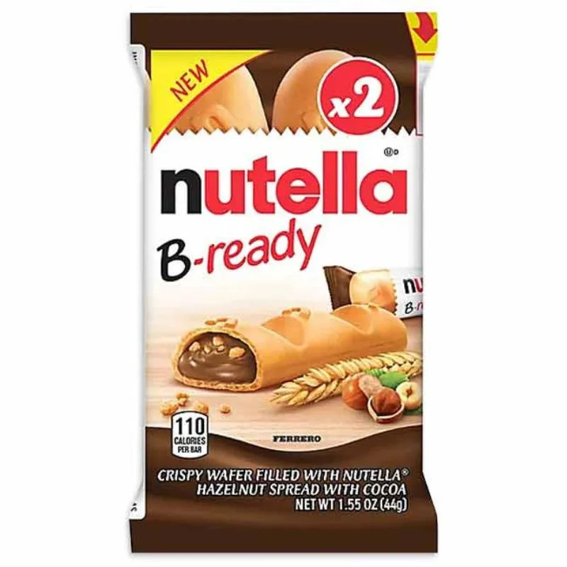 Nutella B-Ready Hazelnut Spread Filled Wafers: 16-Piece Box