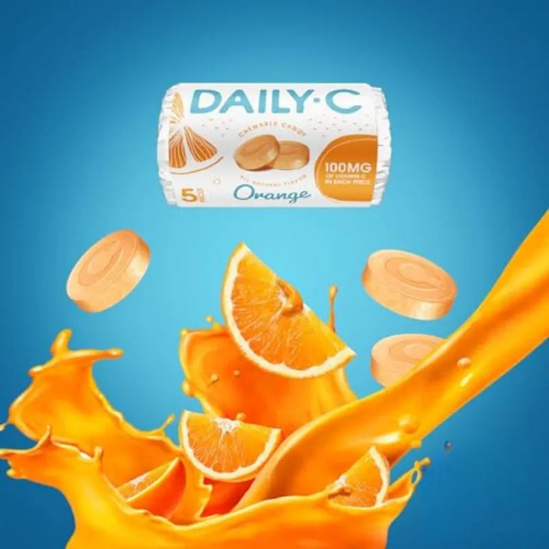 Daily C Vitamin Candy - Orange: 12-Piece Box