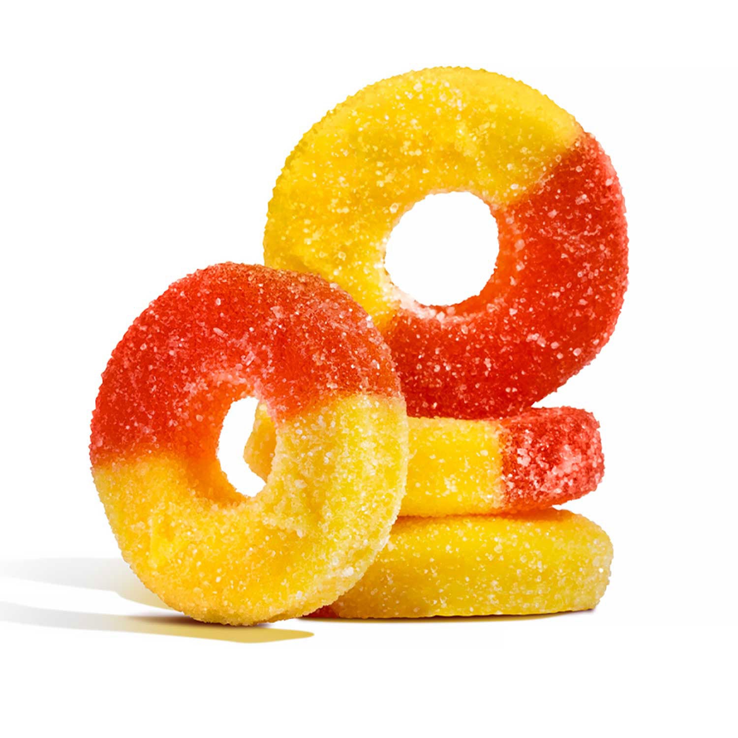 Albanese Strawberry Banana Gummi Rings: 4.5LB Bag