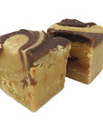 Asher's Peanut Butter Swirl Chocolate Fudge: 6LB Box