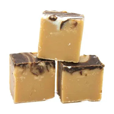 Asher's Peanut Butter Swirl Chocolate Fudge: 6LB Box